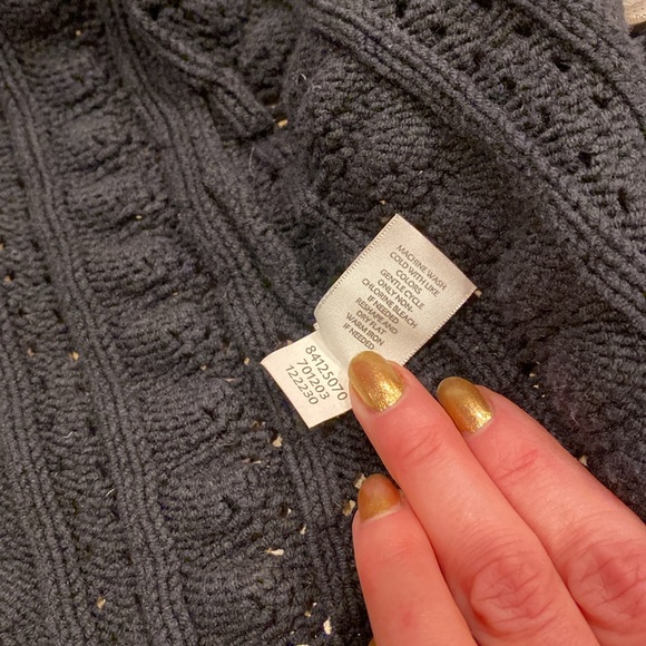 J Jill Black Long Sleeve Sweater With FLAWS Small - Picture 15 of 16